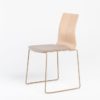 LINAR chair powder coated steel plywood pad