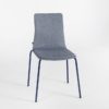 LINAR chair upholstered pad powder coated steel 2